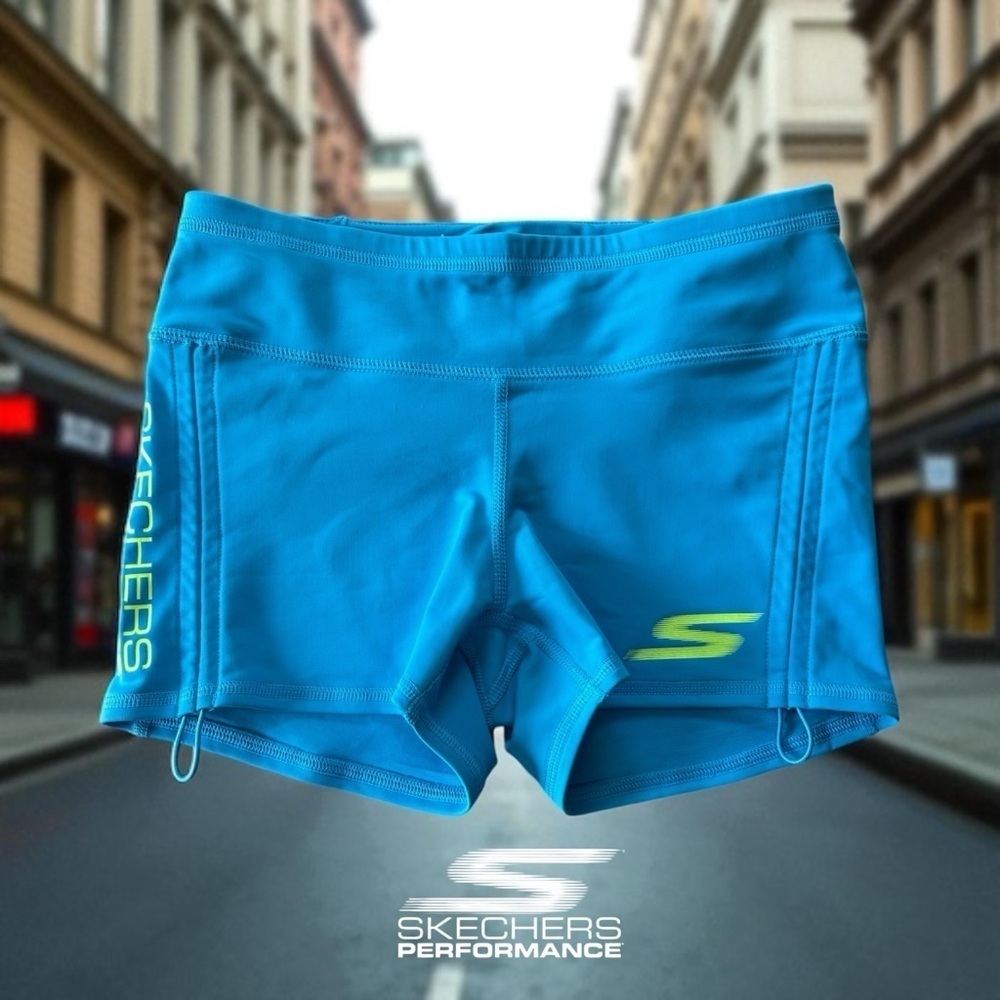 Skechers Performance, Women's Athletic
Shorts, Medium, Blue 🏃♀️➡️